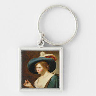 The Betrothal: The Bride, c.1630 Keychain