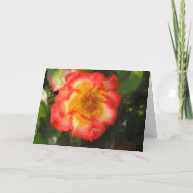 The Betty Boop Rose Greeting Card (Front)