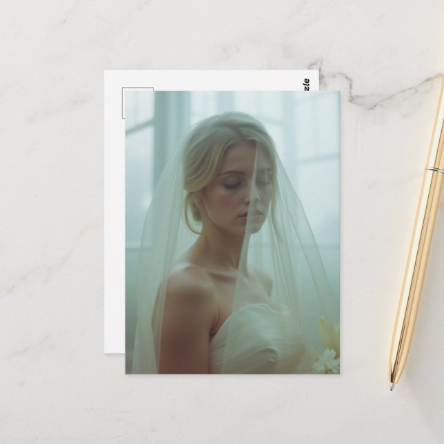The Beuatiful Bride Postcard (Front/Back In Situ)