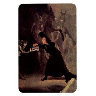 The Bewitched Man By Francisco Goya 1798 Magnet
