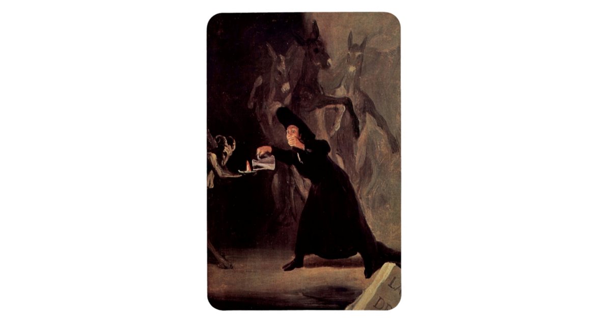The Bewitched Man By Francisco Goya 1798 Magnet | Zazzle