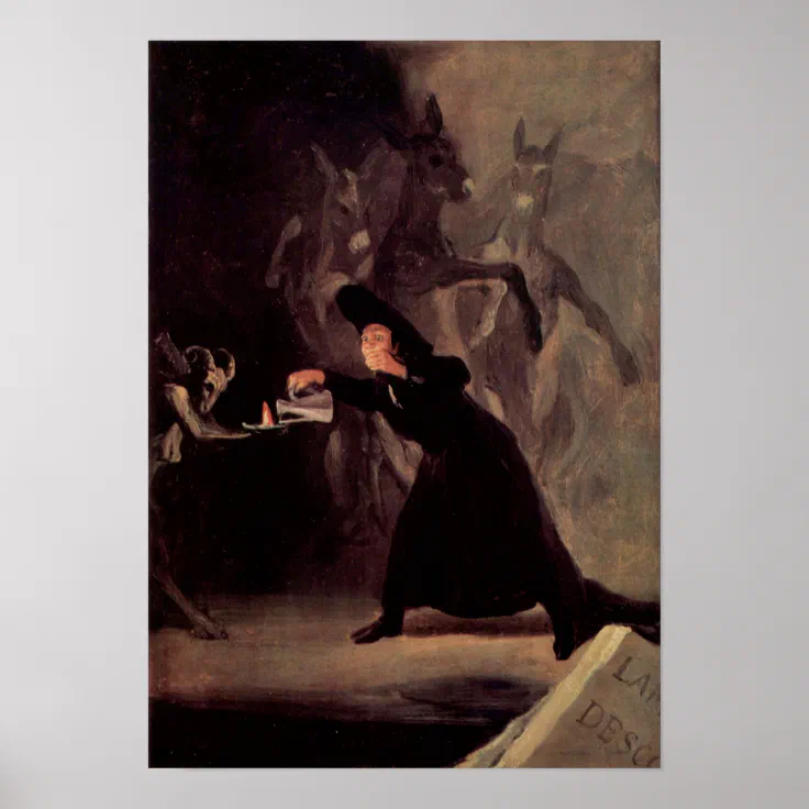 The Bewitched Man By Francisco Goya 1798 Poster | Zazzle