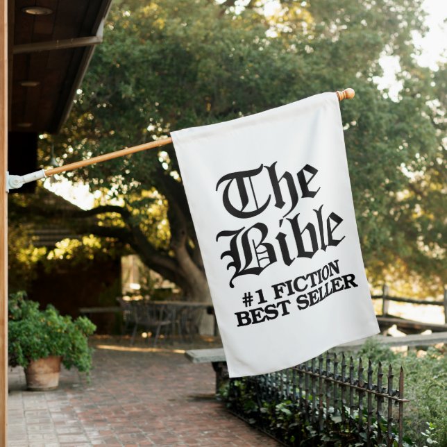 The Bible: #1 Fiction Best Seller House Flag (In SItu)