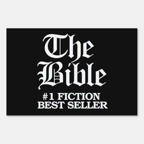 The Bible 1 Fiction Best Seller Sign