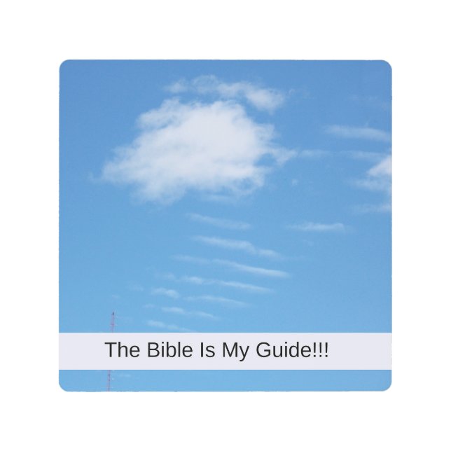 The Bible Is My Guide Metal Print (Front)