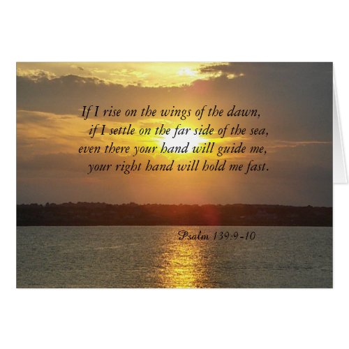 The Bible Psalm 1399_10 geeting card