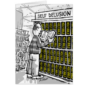 The Bible—Self Delusion! Cards