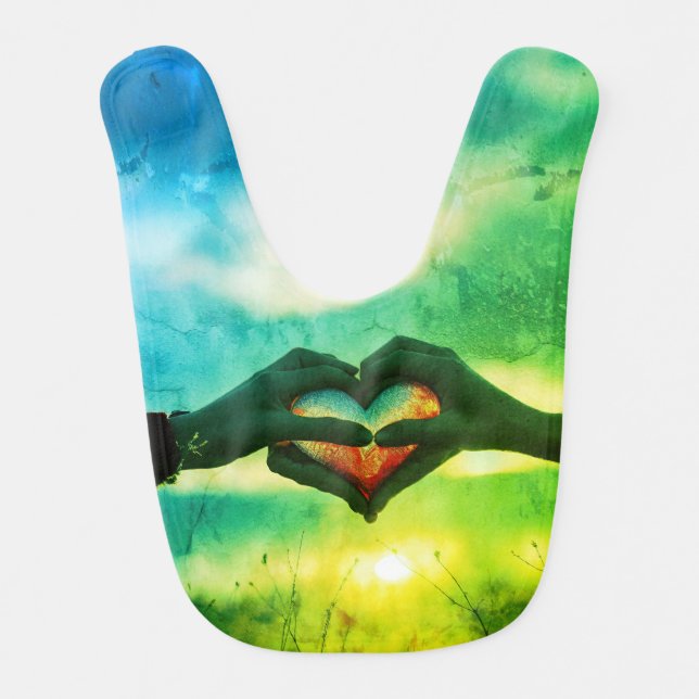 The bibs is love of baby. (Front)