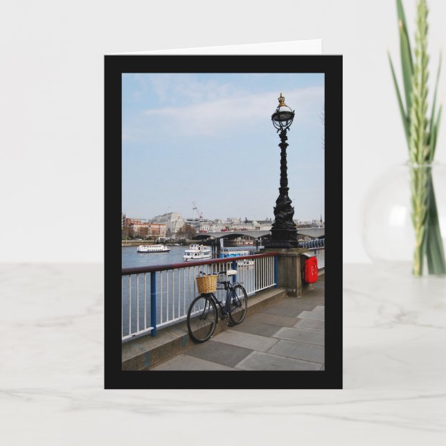 The Bicycle by the Thames Card (Front)