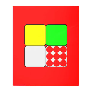 The Bicycle Race Jerseys 3 Red Metal Print