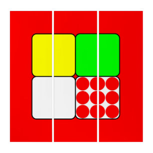 The Bicycle Race Jerseys 3 Red Triptych