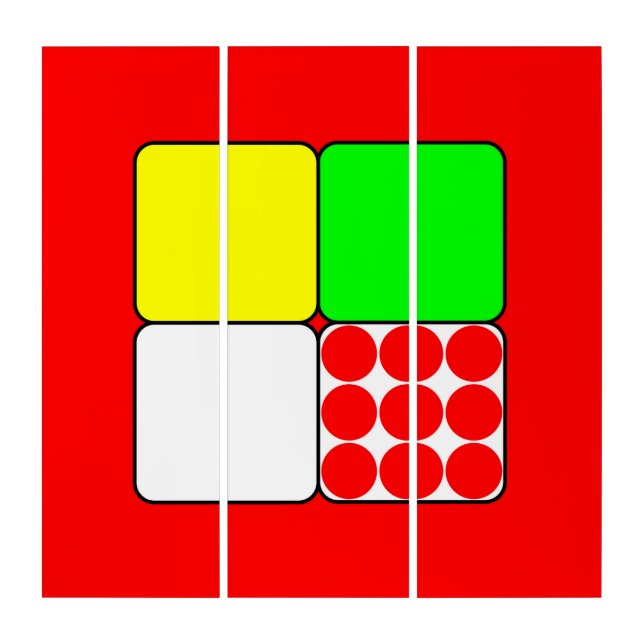 The Bicycle Race Jerseys 3 Red Triptych (Front)