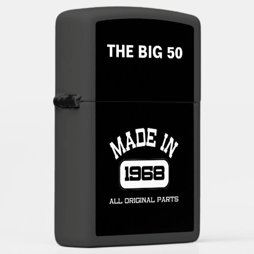 THE BIG 50 BIRTHDAY ZIPPO Lighter