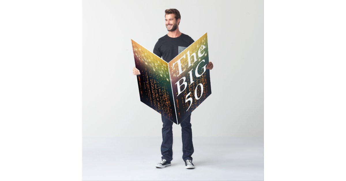 The Big 50 Birthday Card