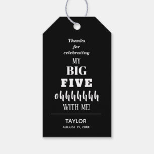 The BIG 50th Birthday Party Favor Gift Tags