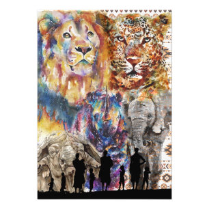 The Big 5 - Africa Photo Print