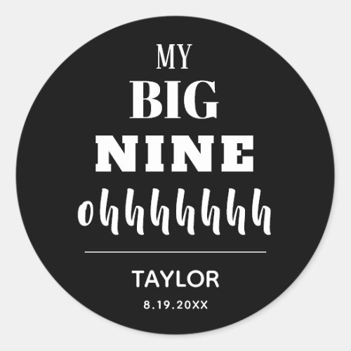 The BIG 90th Birthday Party Favor Classic Round Sticker