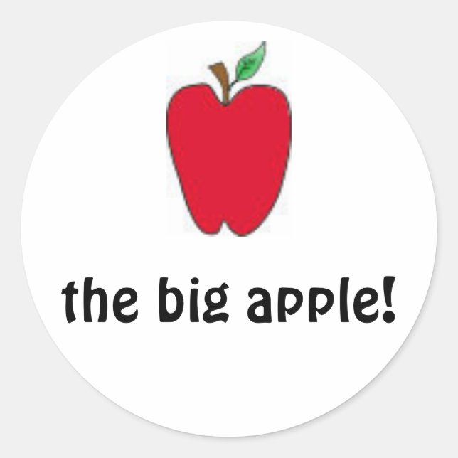 the big apple stickers (Front)