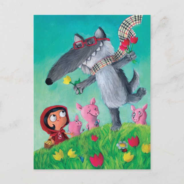 The Big Bad Wolf Postcard (Front)