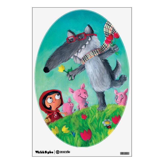 The Big Bad Wolf Wall Decal (Front)