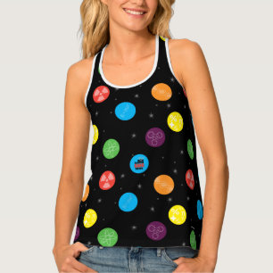 The Big Bang Theory Black Pattern Tank Top