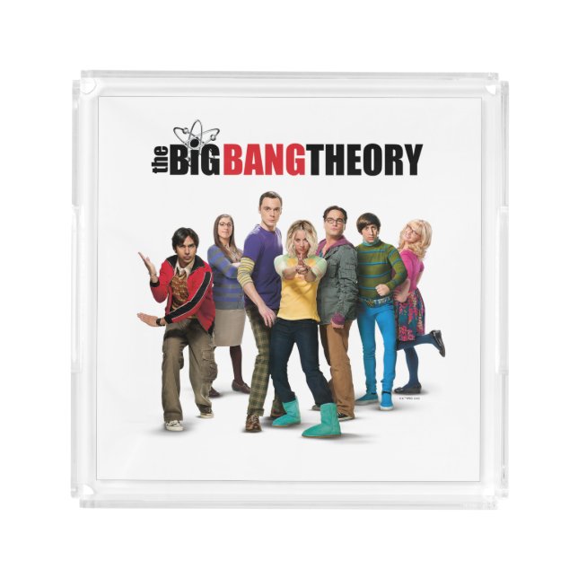 The Big Bang Theory Characters Acrylic Tray (Front)