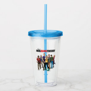 The Big Bang Theory Characters Acrylic Tumbler