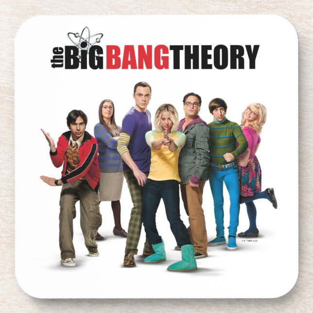 The Big Bang Theory Characters Beverage Coaster (Front)
