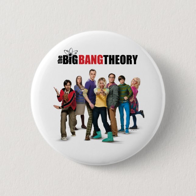 The Big Bang Theory Characters Button (Front)