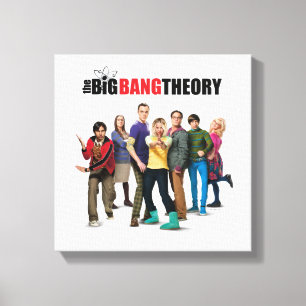 The Big Bang Theory Characters Canvas Print