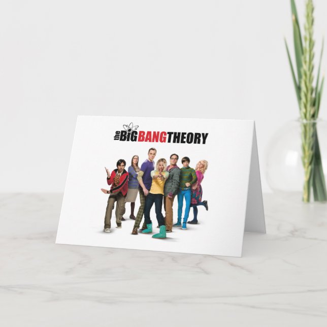 The Big Bang Theory Characters Card (Front)