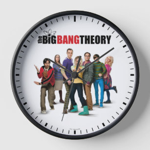The Big Bang Theory Characters Clock