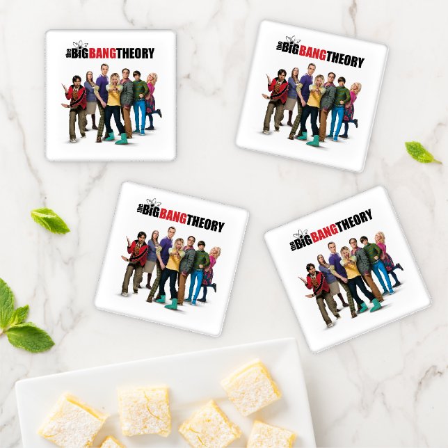 The Big Bang Theory Characters Coaster Set (In Situ)