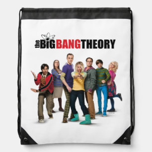 The Big Bang Theory Characters Drawstring Bag