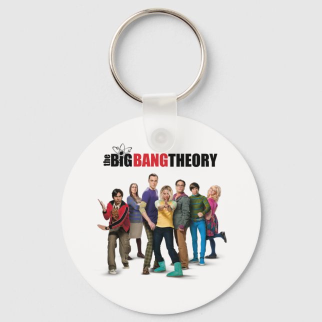 The Big Bang Theory Characters Keychain (Front)