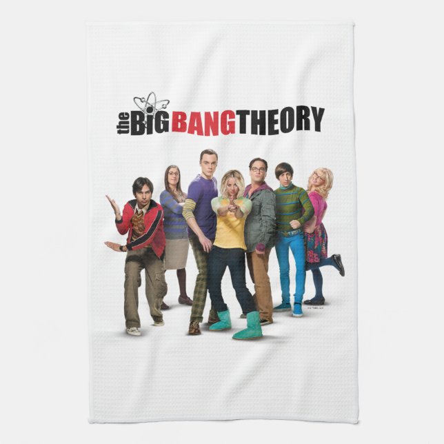 The Big Bang Theory Characters Kitchen Towel (Vertical)