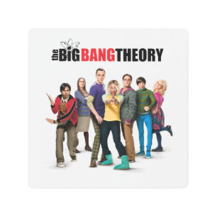 The Big Bang Theory Characters Metal Print