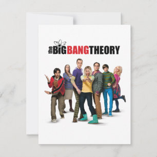 The Big Bang Theory Characters Note Card
