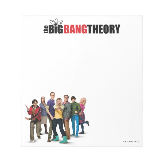 The Big Bang Theory Characters Notepad (Front)