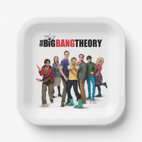 The Big Bang Theory Characters Paper Plates