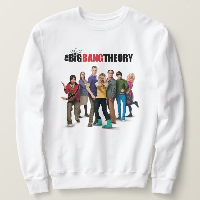 The Big Bang Theory Characters Sweatshirt (Design Front)