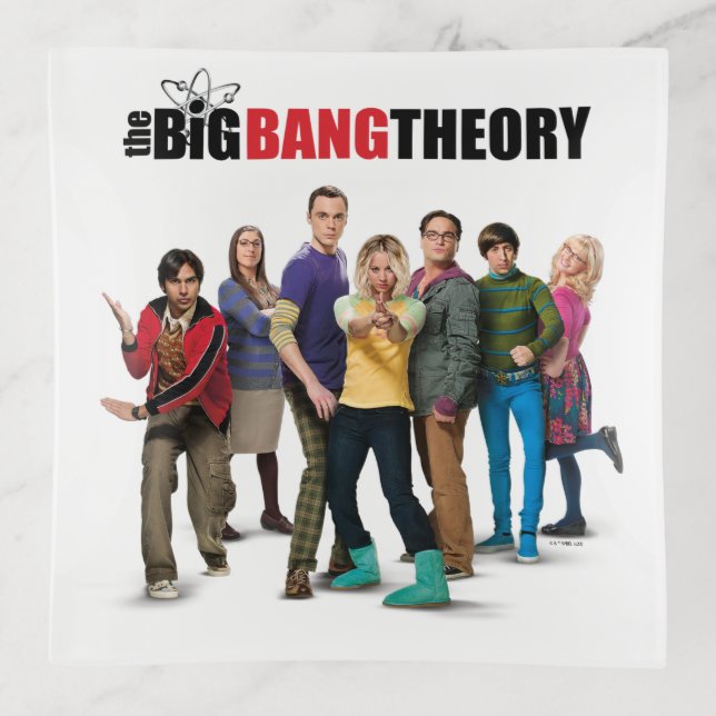 The Big Bang Theory Characters Trinket Tray (Front)