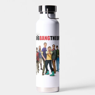 The Big Bang Theory Characters Water Bottle