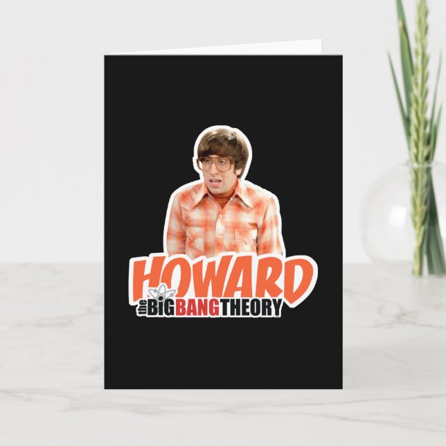 The Big Bang Theory | Howard Card (Front)