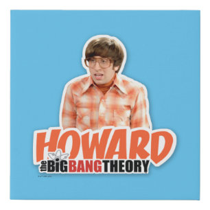 The Big Bang Theory Howard Faux Canvas Print