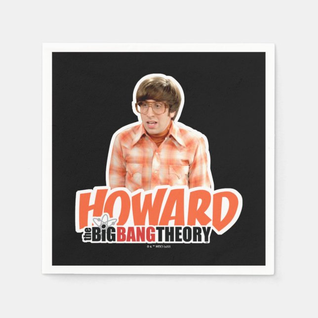 The Big Bang Theory | Howard Napkins (Front)
