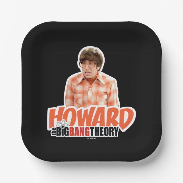The Big Bang Theory | Howard Paper Plates (Front)