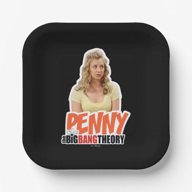The Big Bang Theory | Penny Paper Plates (Front)