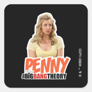 The Big Bang Theory   Penny Square Sticker