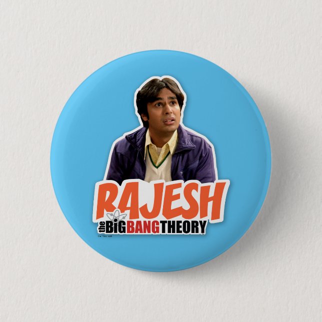 The Big Bang Theory | Rajesh Button (Front)